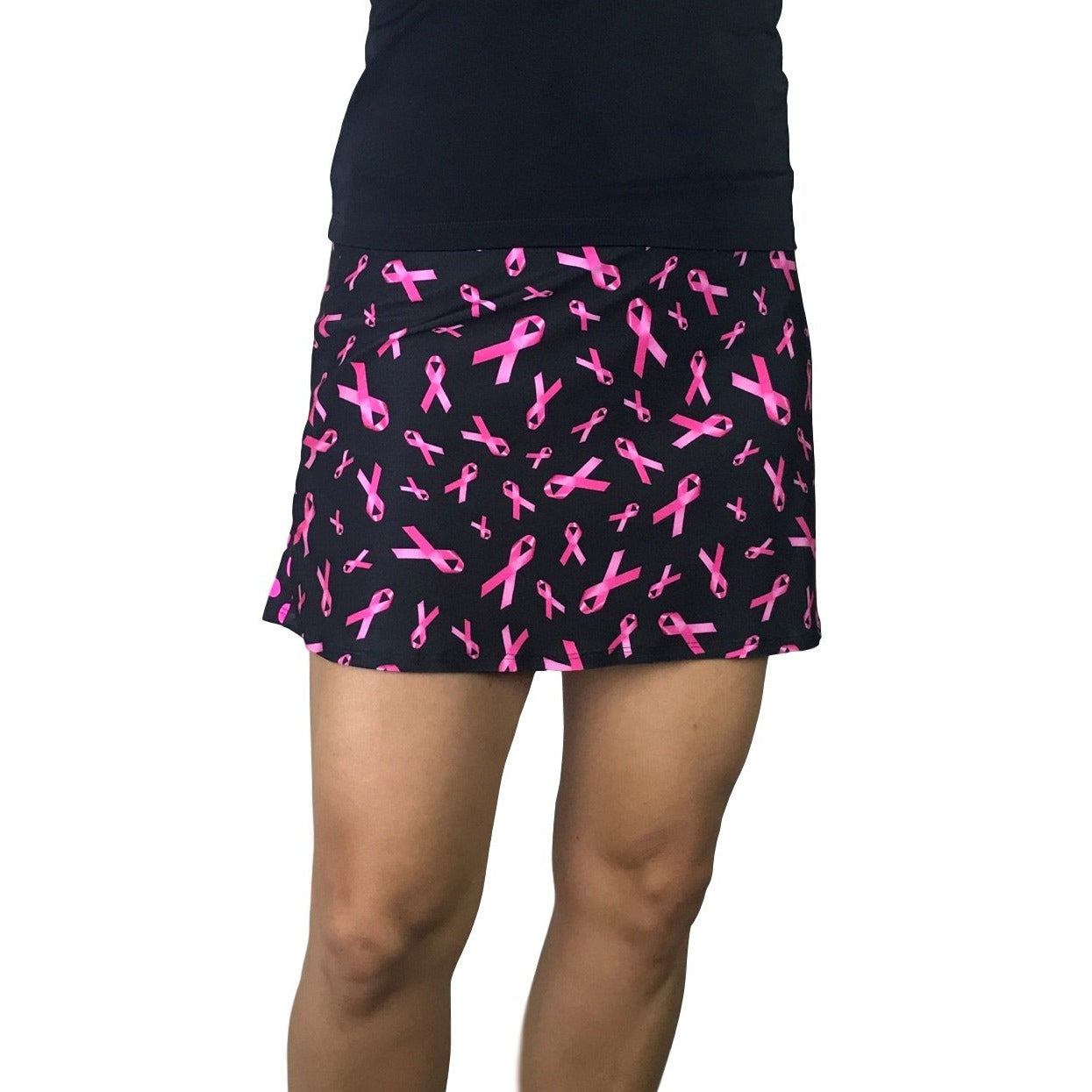 Pink Ribbon Breast Cancer Awareness w/Polka Dots Flutter Skort – Smash ...