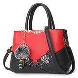 Embroidered Messenger Bags Women Leather Handbags Bags for Women 2021 Sac a Main Ladies Hand Bag Female Hand bag new
