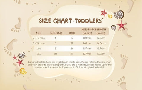 Baby and Toddlers Size Chart