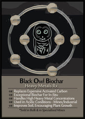 Black Owl Biochar Heavy Metal Mix - Mines and Industrial