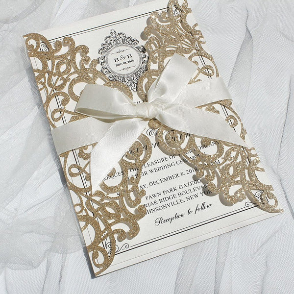 gold-invitation-cards-for-wedding bridal-cards