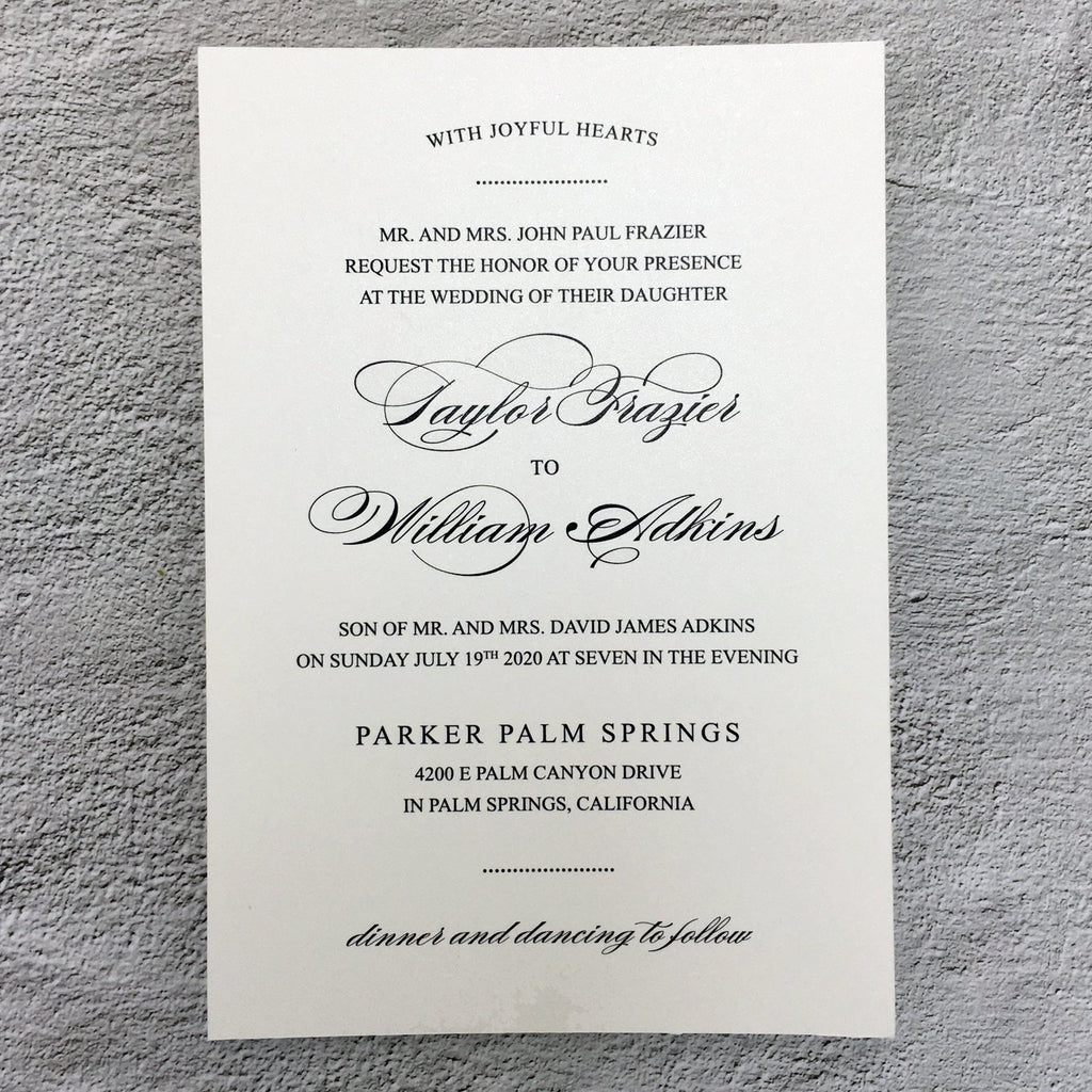 elegant invitations