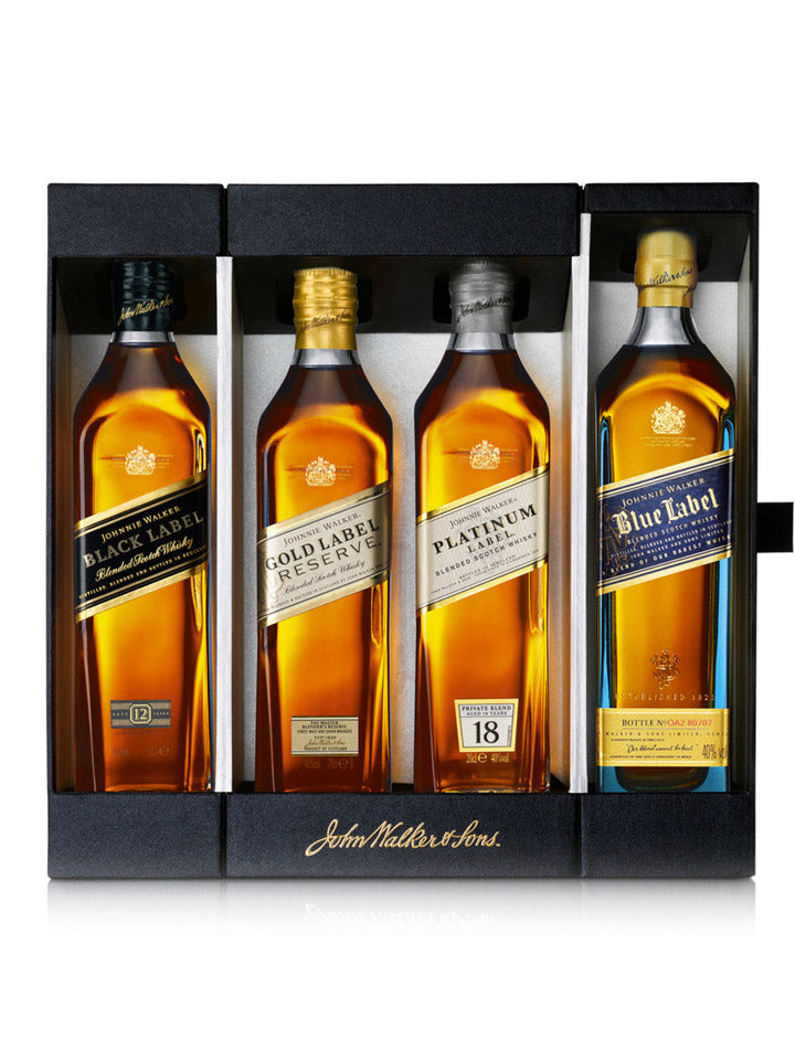 Johnnie Walker Collection Gift Set Blended Scotch Whisky 4