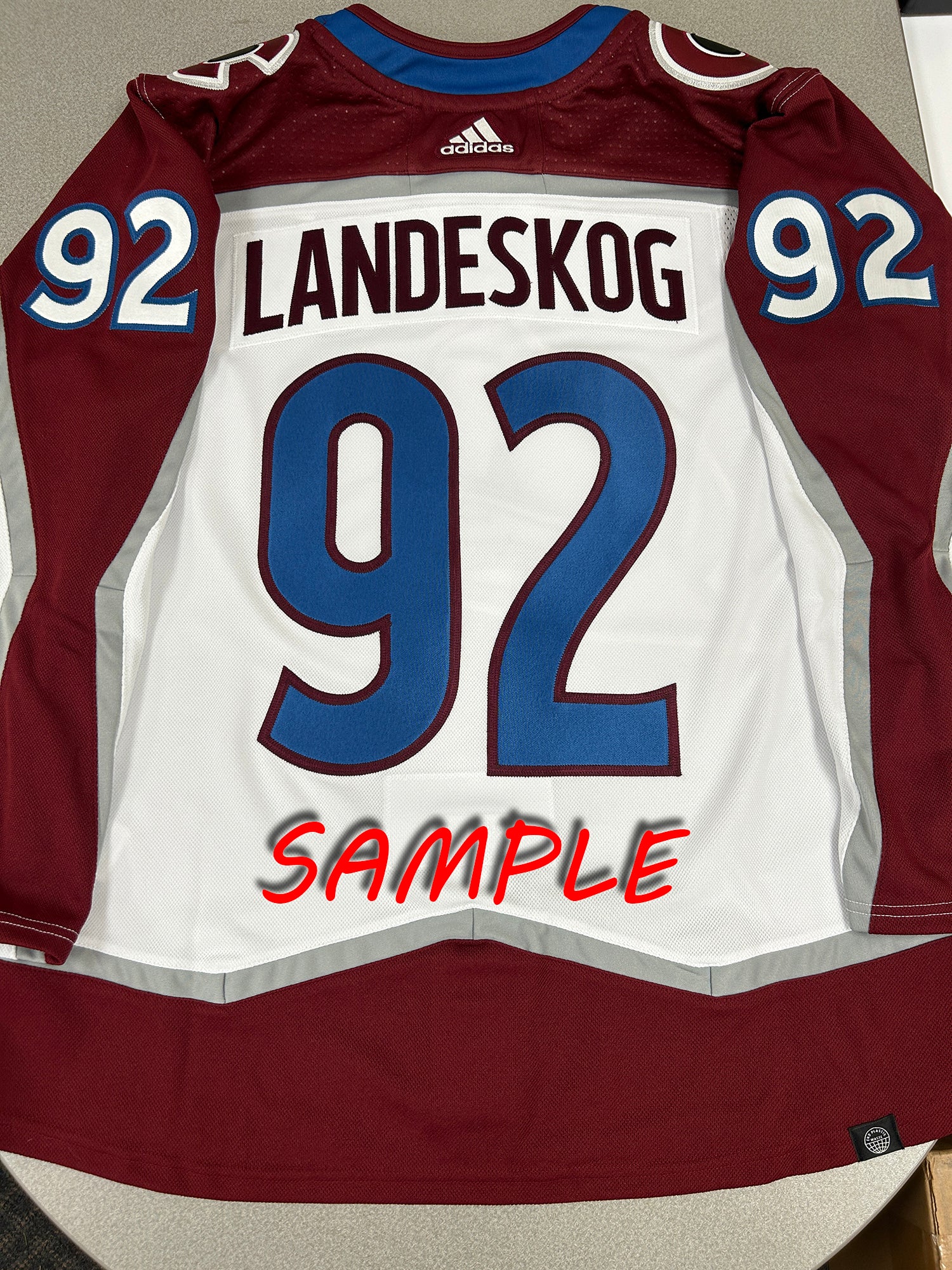 ANY NAME AND NUMBER 2022 STANLEY CUP FINAL COLORADO AVALANCHE HOME OR AWAY AUTHENTIC ADIDAS NHL JERSEY (CUSTOMIZED PRIMEGREEN MODEL)