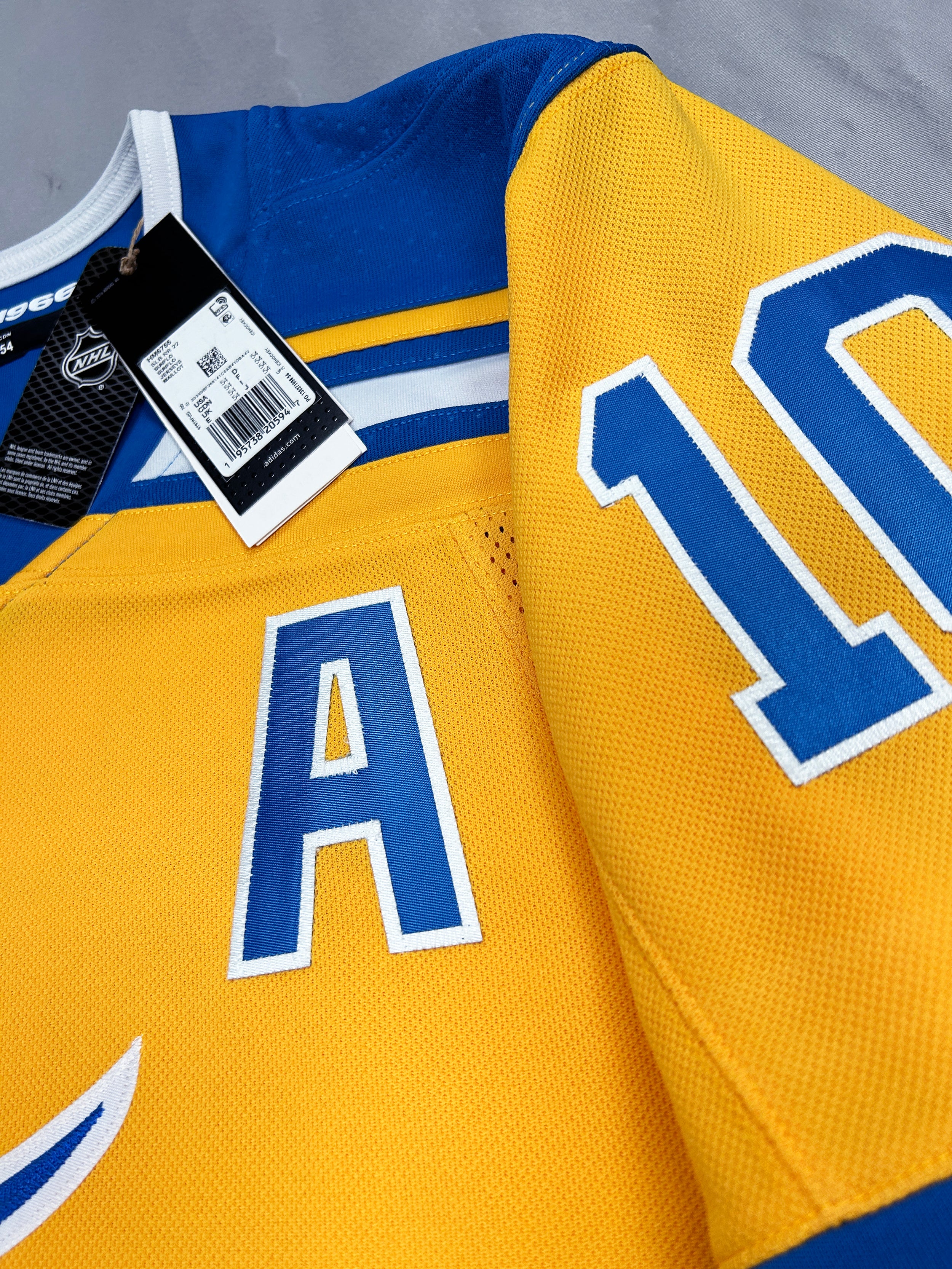 ANY NAME AND NUMBER ST. LOUIS BLUES REVERSE RETRO AUTHENTIC ADIDAS NHL JERSEY (CUSTOMIZED PRIMEGREEN MODEL)