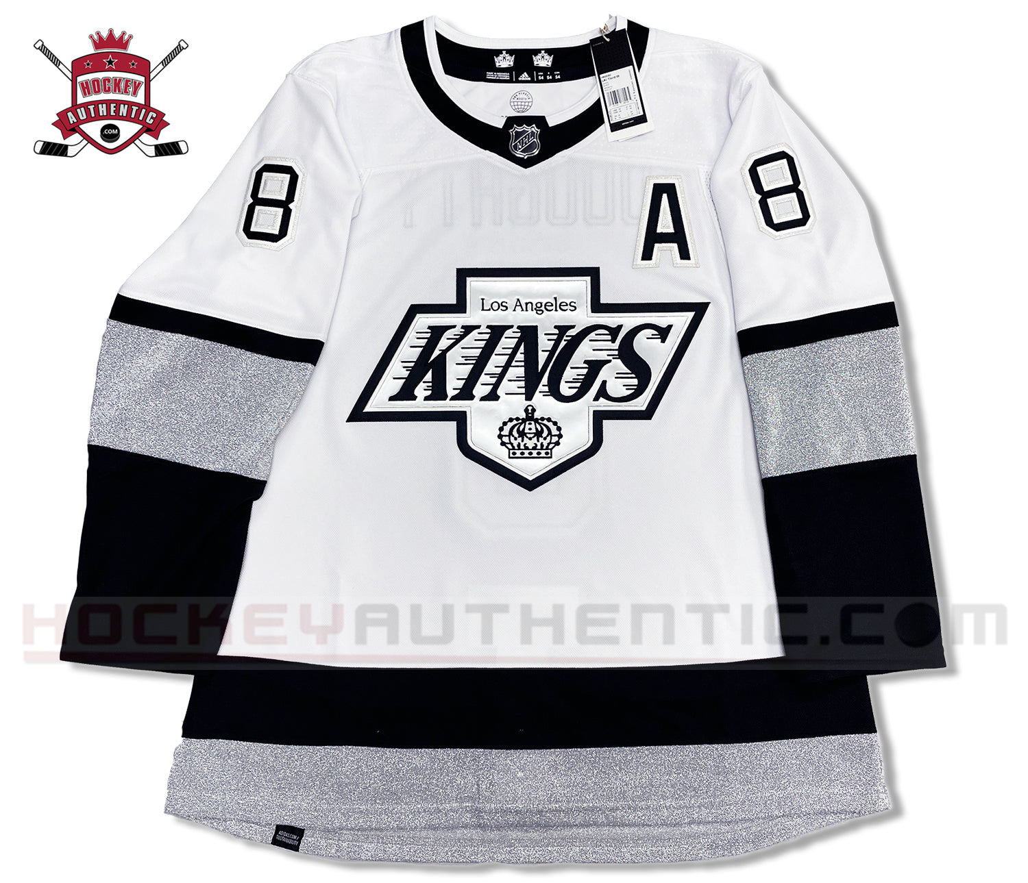 ANY NAME AND NUMBER LOS ANGELES KINGS THIRD AUTHENTIC ADIDAS NHL JERSEY (CUSTOMIZED PRIMEGREEN MODEL)