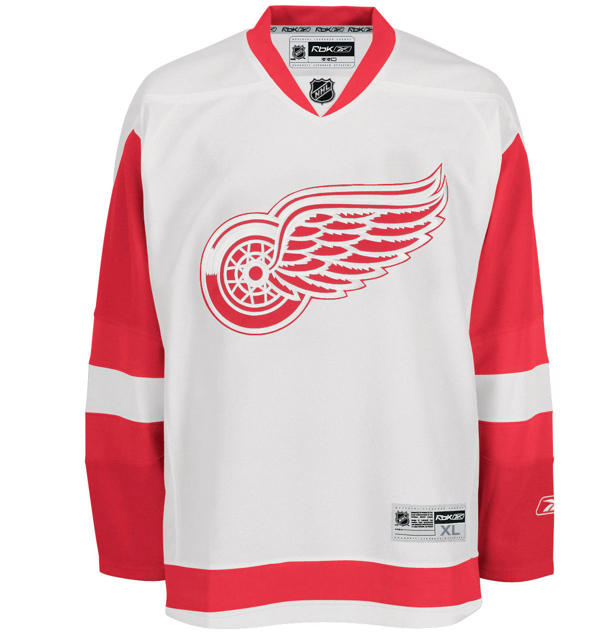 DETROIT RED WINGS WHITE JERSEY 