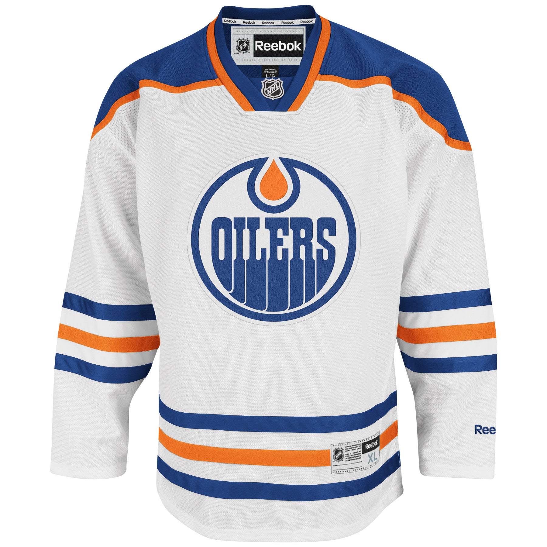 oilers white jersey