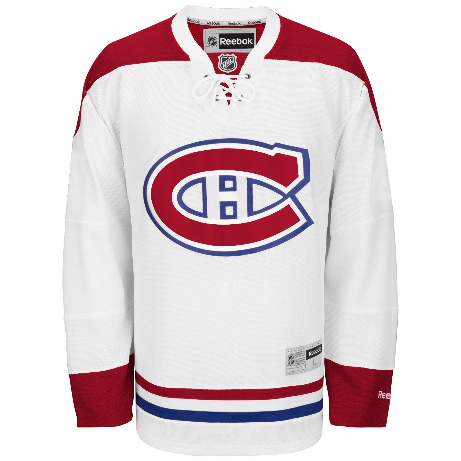Captain C Official Patch For Montreal Canadiens White Jersey Hockey Authentic