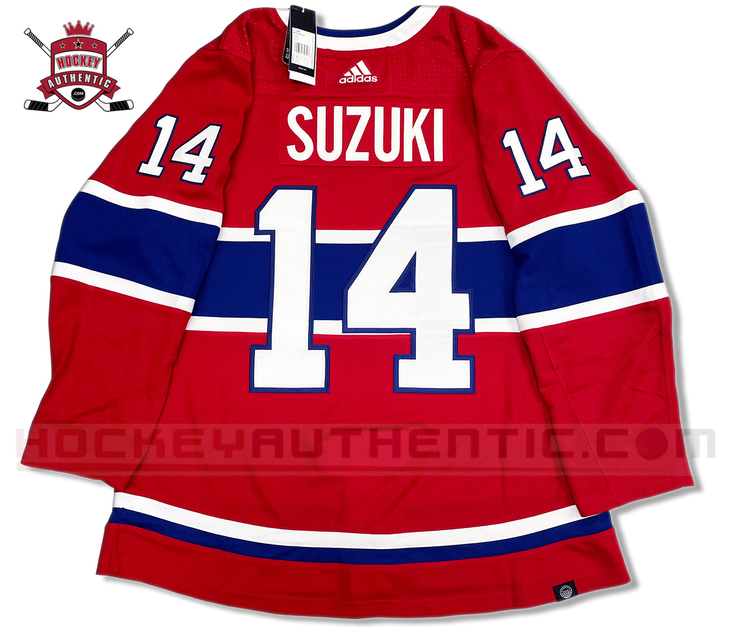 ANY NAME AND NUMBER MONTREAL CANADIENS HOME OR AWAY AUTHENTIC ADIDAS NHL JERSEY (CUSTOMIZED PRIMEGREEN MODEL)