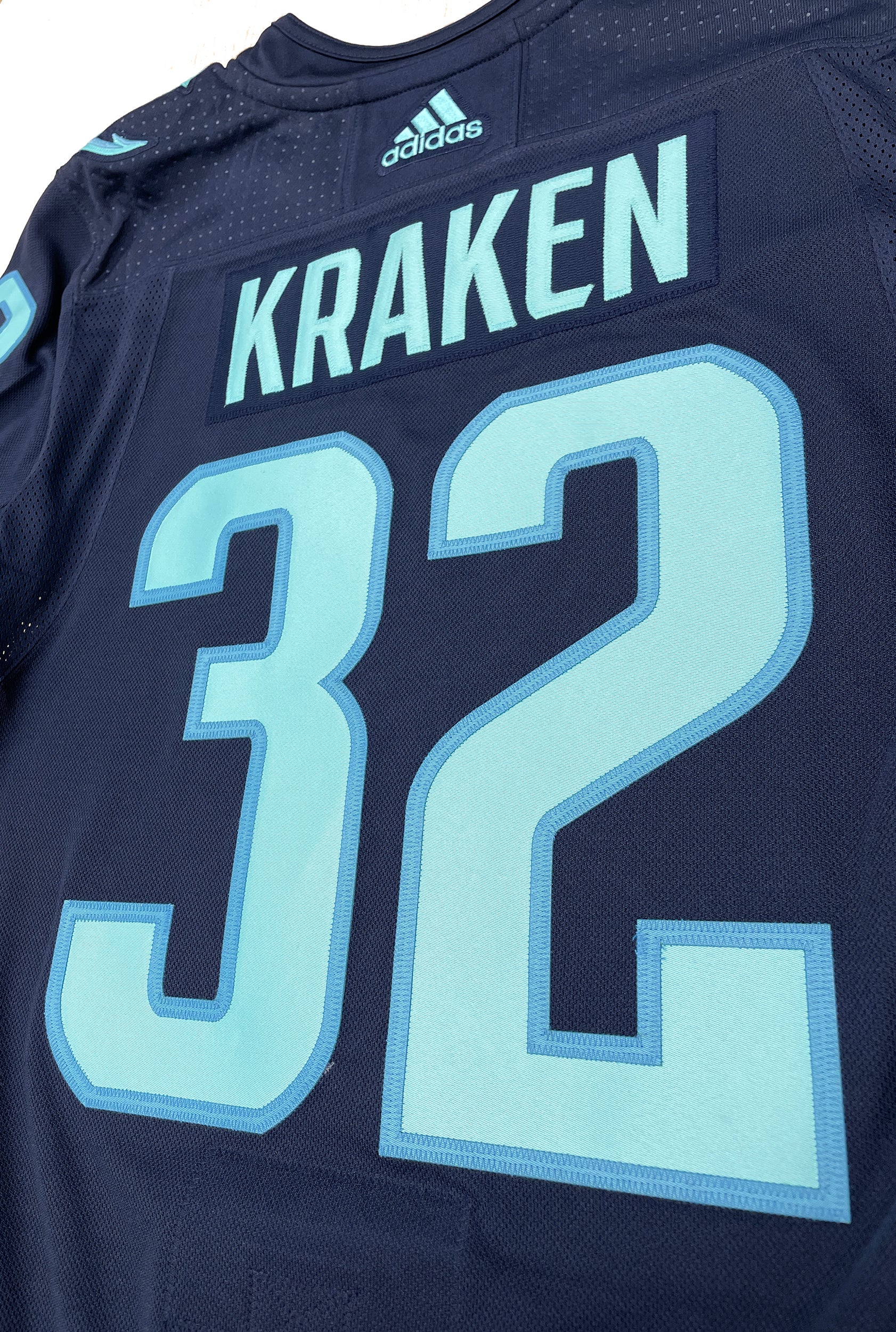 ANY NAME AND NUMBER SEATTLE KRAKEN AUTHENTIC HOME OR AWAY ADIDAS NHL JERSEY (CUSTOMIZED PRIMEGREEN MODEL)