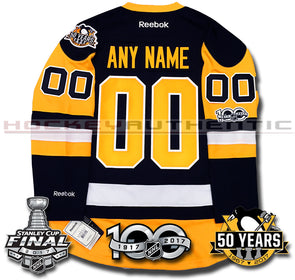 reebok penguins hockey shirt