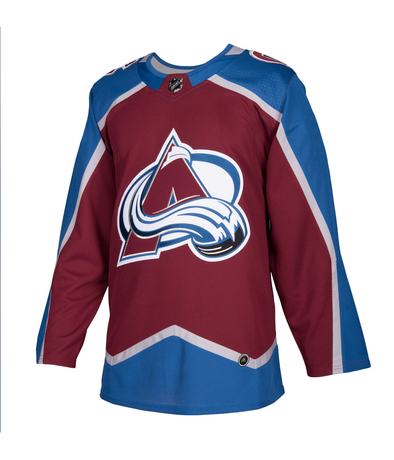 burgundy hockey jersey