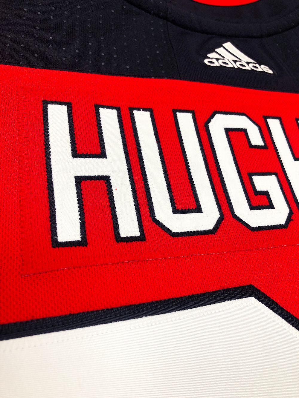 jack hughes adidas jersey