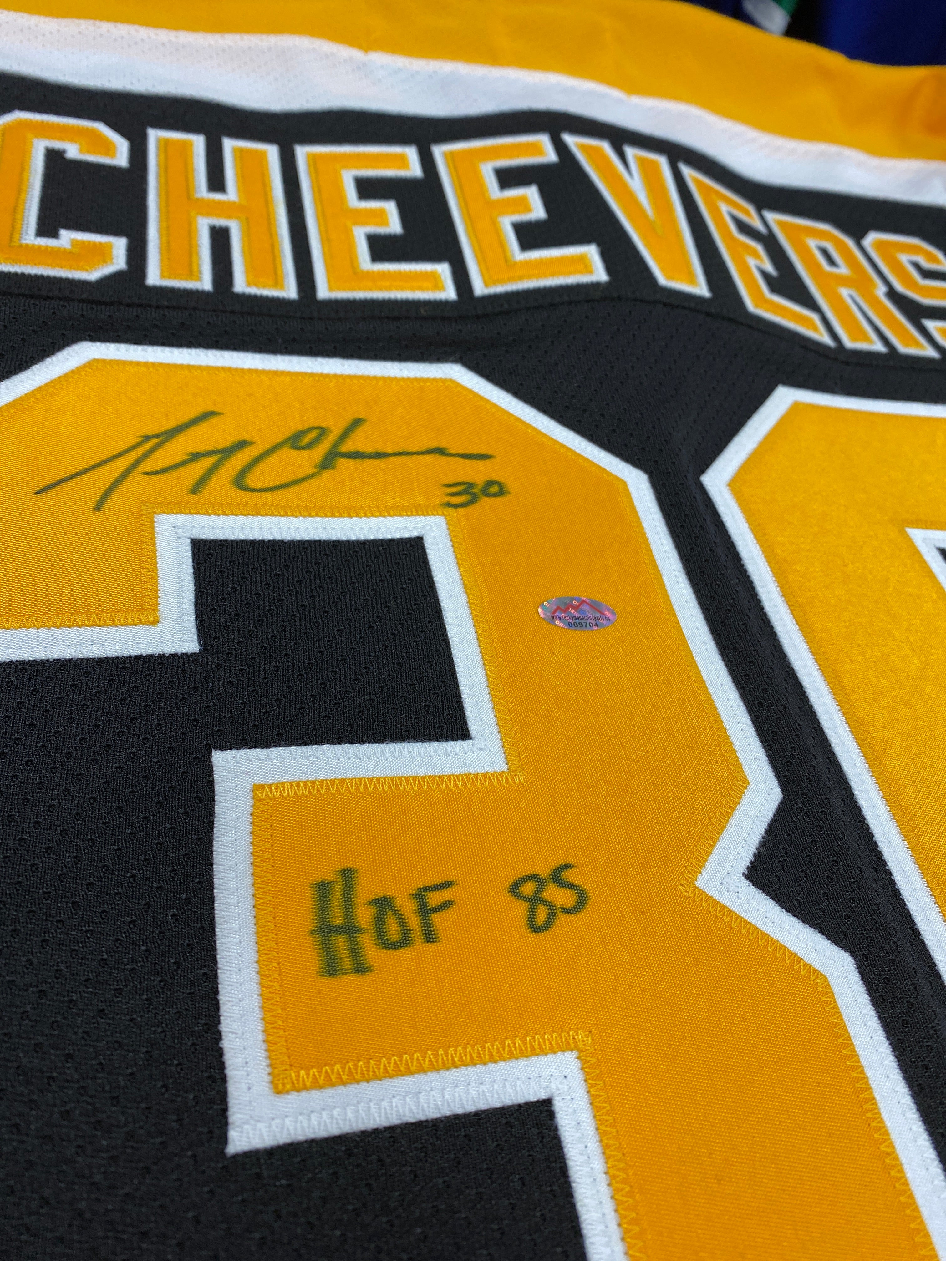 gerry cheevers jersey