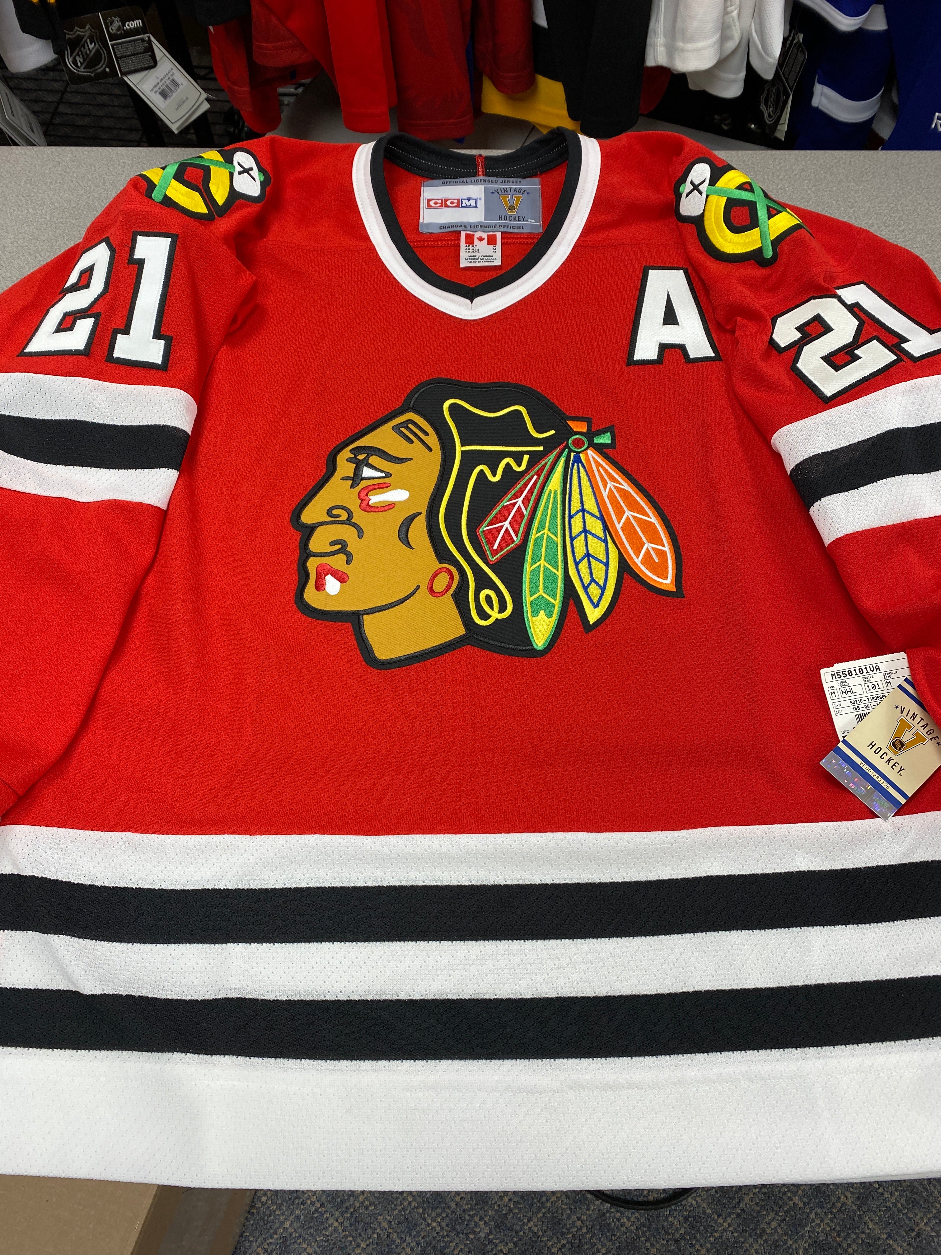 official blackhawks jersey