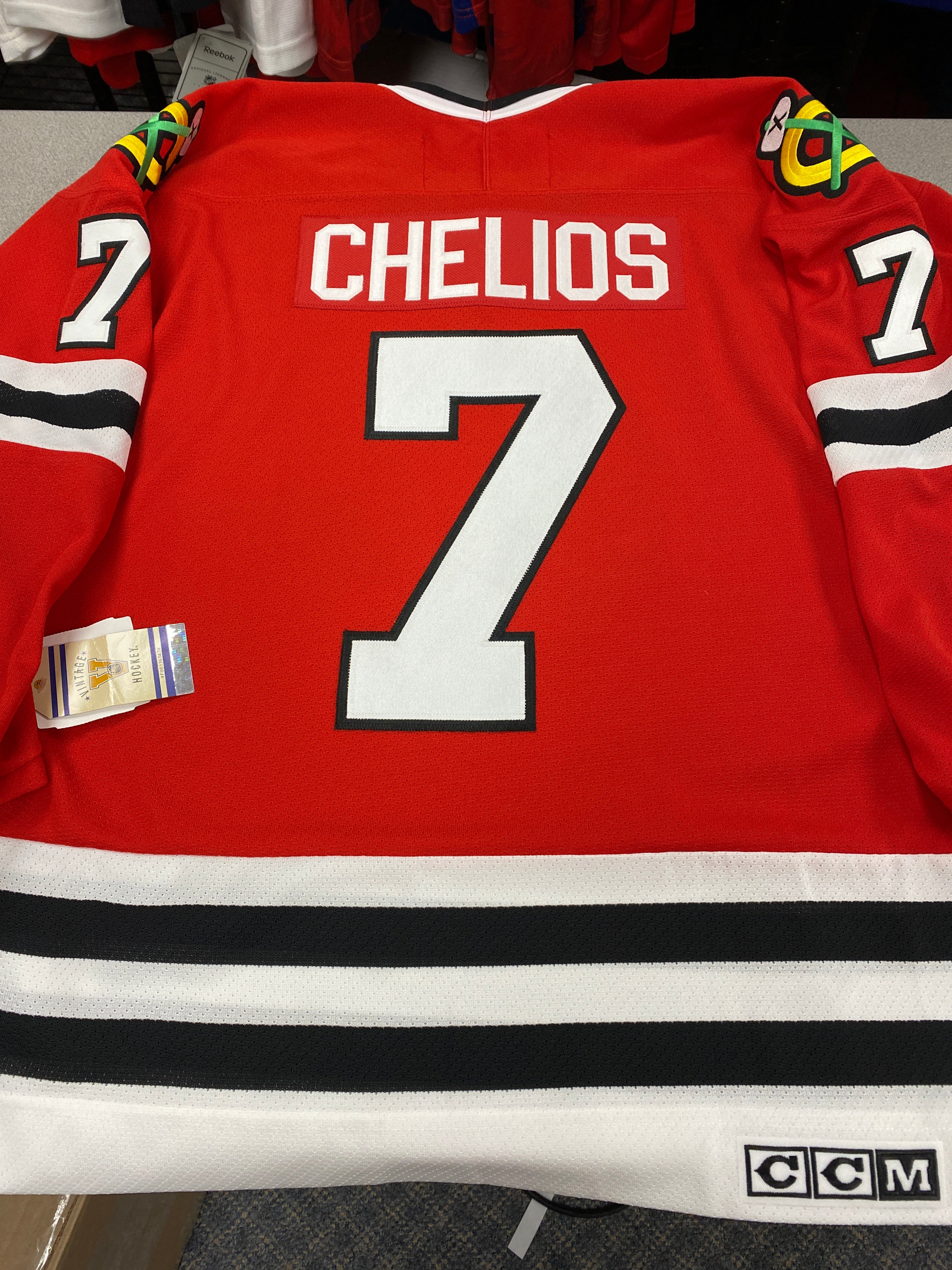 chris chelios blackhawks jersey