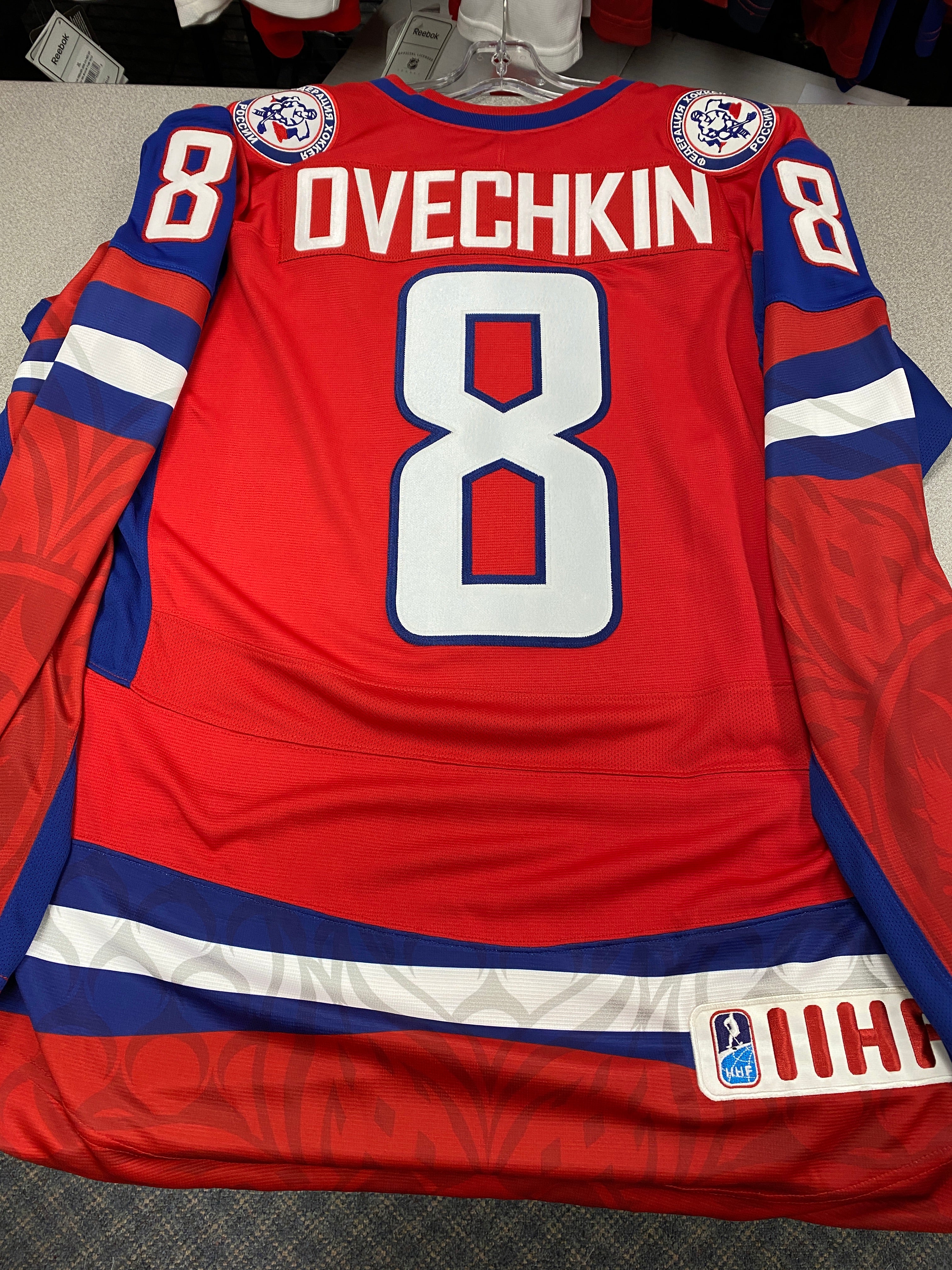 alexander ovechkin team russia jersey