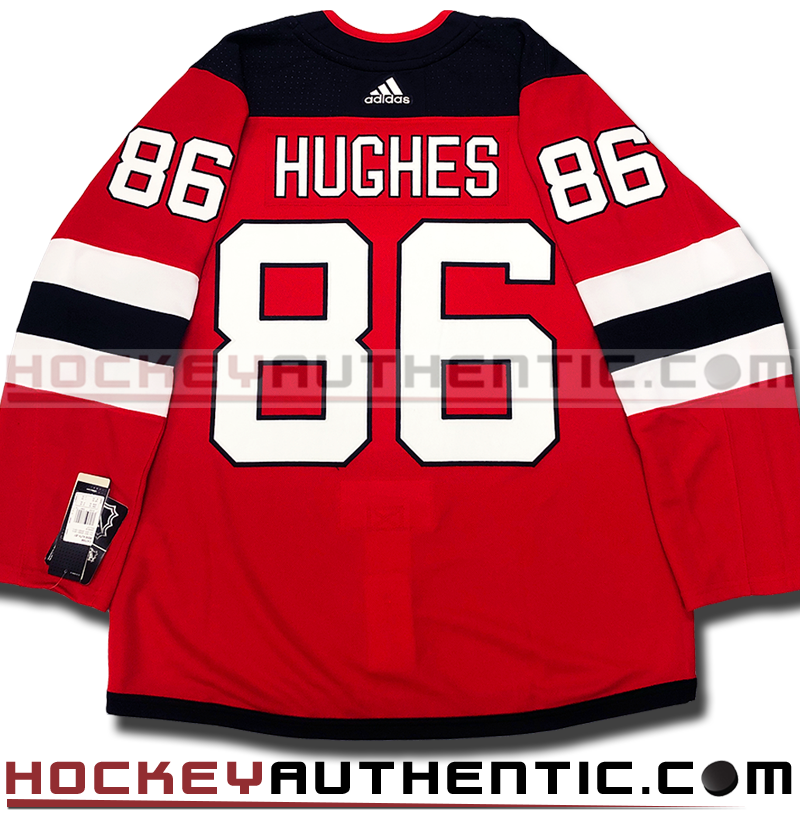 JACK HUGHES NEW JERSEY DEVILS AUTHENTIC 