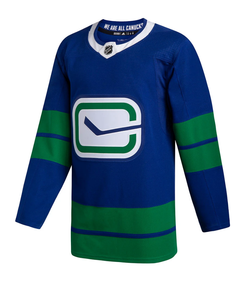 VANCOUVER CANUCKS THIRD HERITAGE AUTHENTIC PRO ADIDAS NHL ...