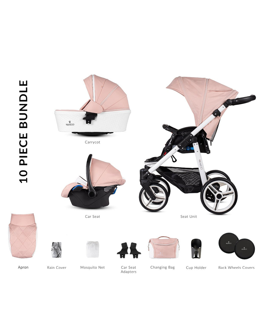 replacement back wheel for venicci pram