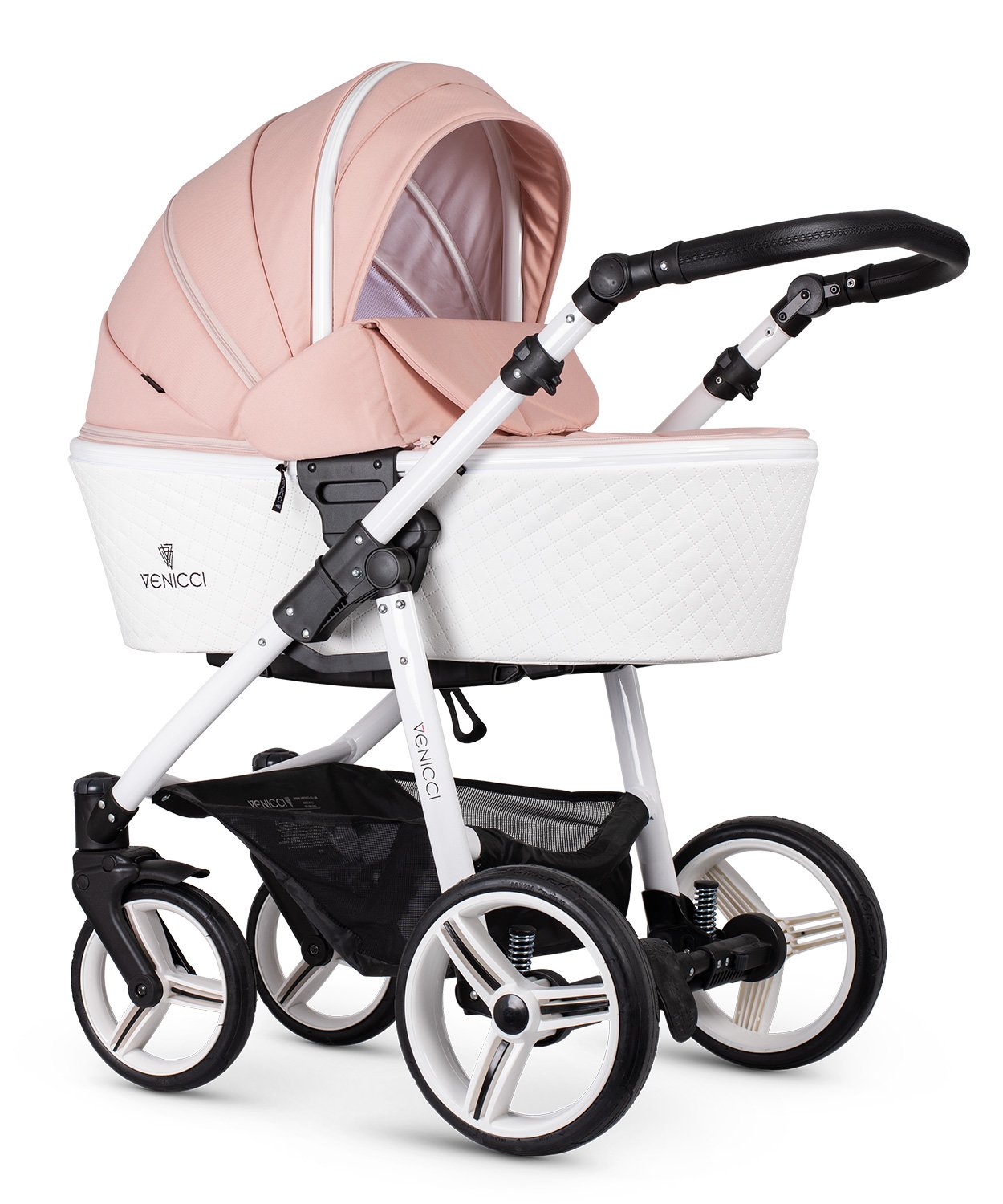 venicci pram rose gold