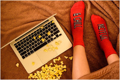 Netflix and Chill socks