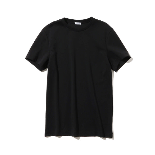 SUVIN PLATINUMテーラードTシャツ（襟：フライス）ネイビー – MINIMAL ...