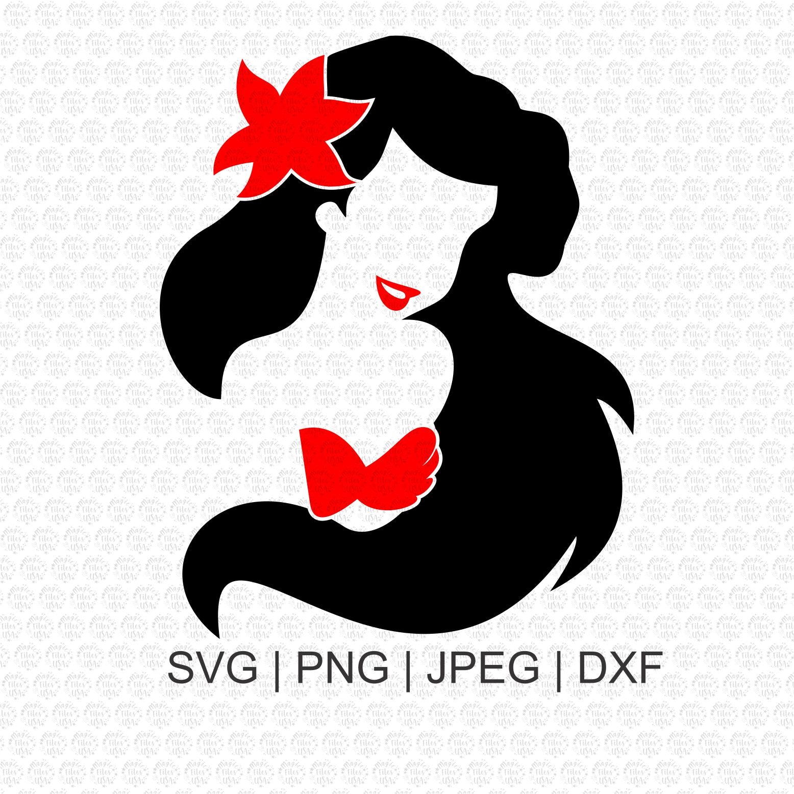 Free Free 294 Little Mermaid Silhouette Svg SVG PNG EPS DXF File