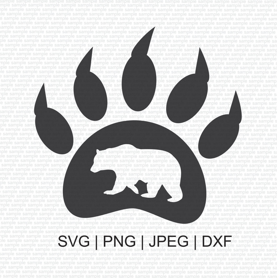 Free Free Bear Paw Svg Free 394 SVG PNG EPS DXF File