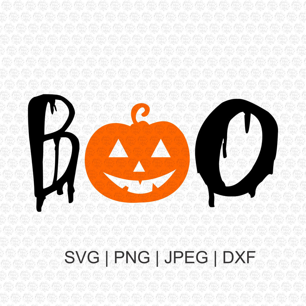Download Boo Halloween Svg Cut File Vinyl Trick Or Treat Silhouette Cricut Svg Files Pumpkin Halloween Svg My Easy Files