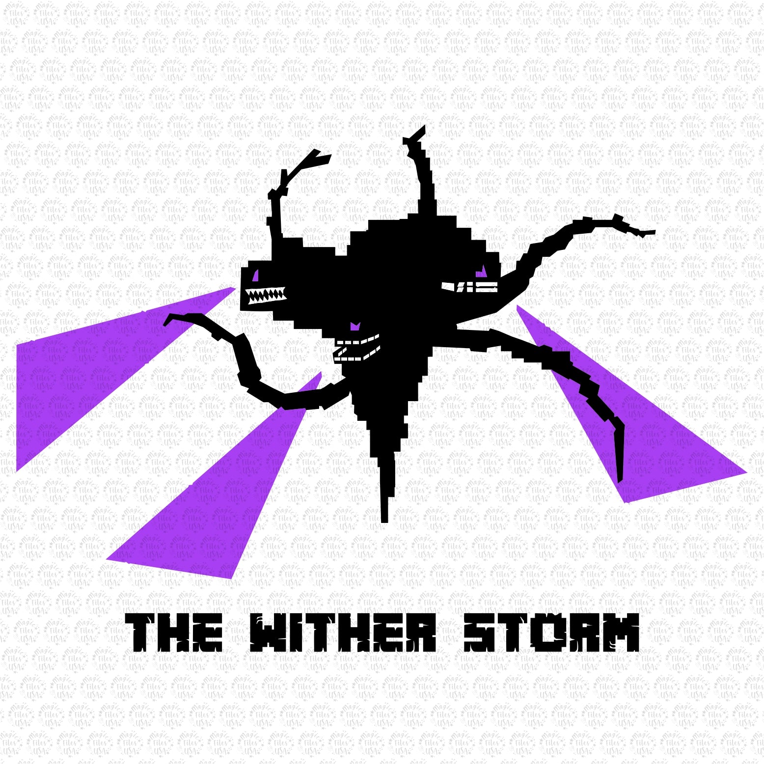 Download The Wither Storm Svg Cricut And Silhouette Cut File Svg Minecraft Svg My Easy Files