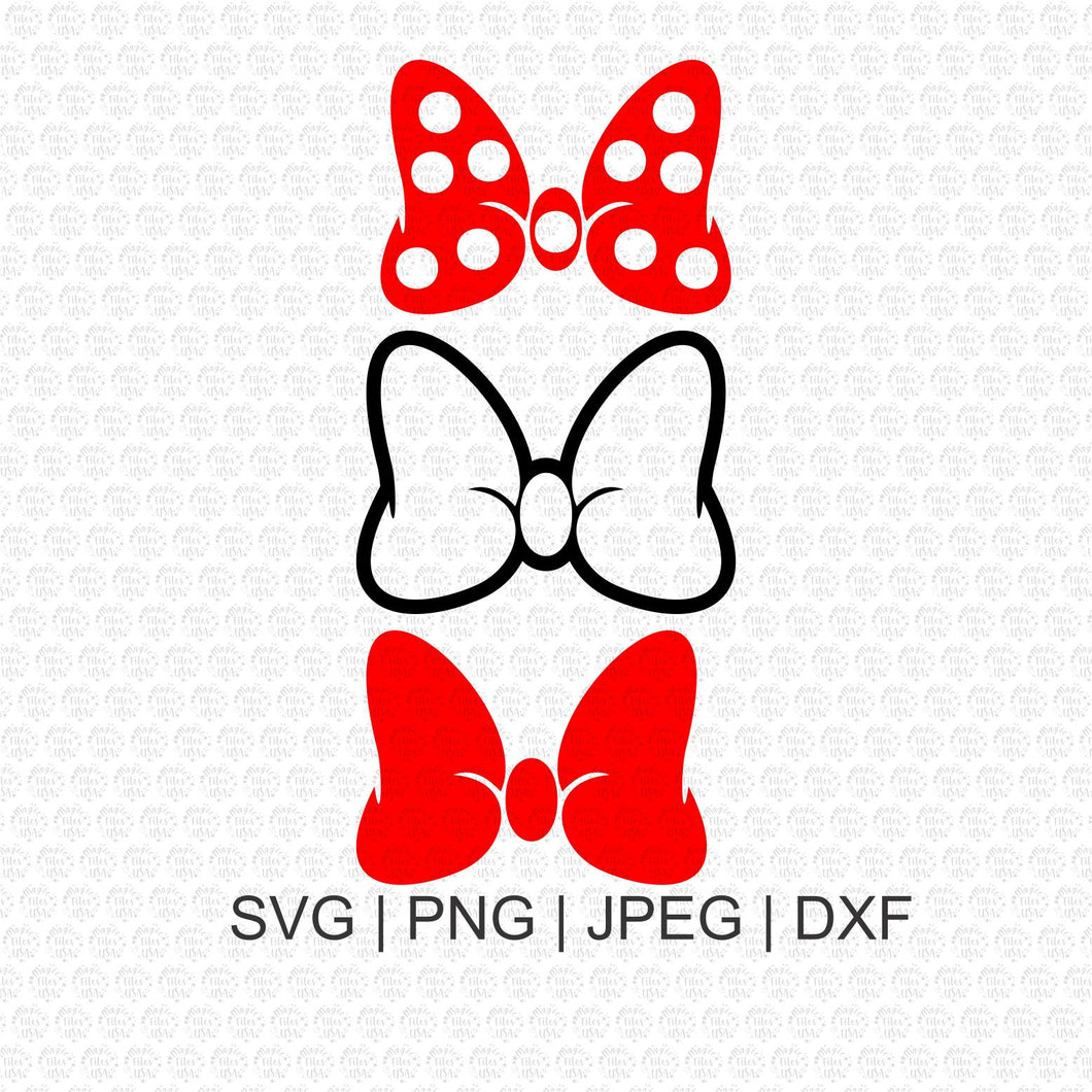 Download Minnie Mouse Bow Svg, Minnie Head Svg, Download Files, Svg ...