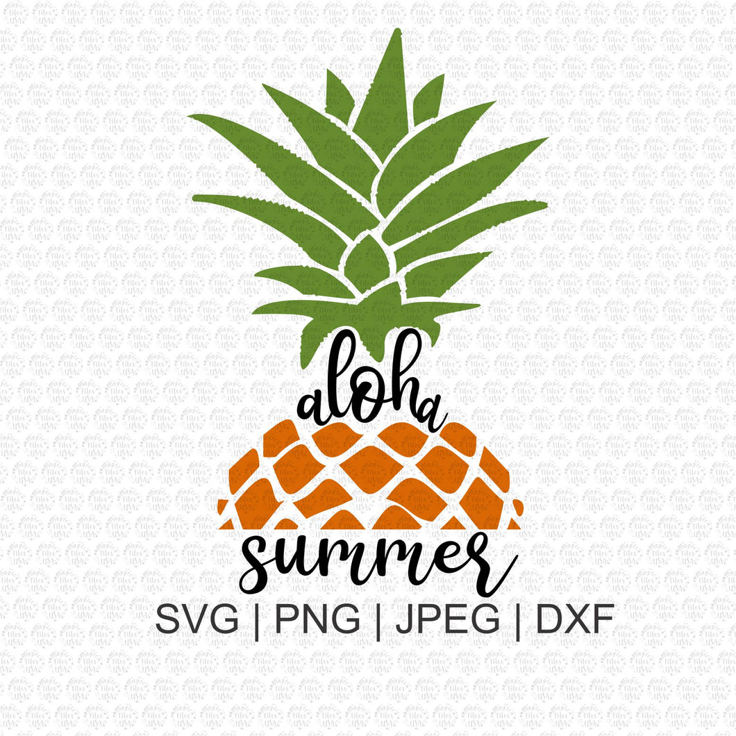 Download Pineapple Aloha Summer Svg Svg Files Pineapple Custom Silhouette Svg Cricut Svg Trend Svg My Easy Files