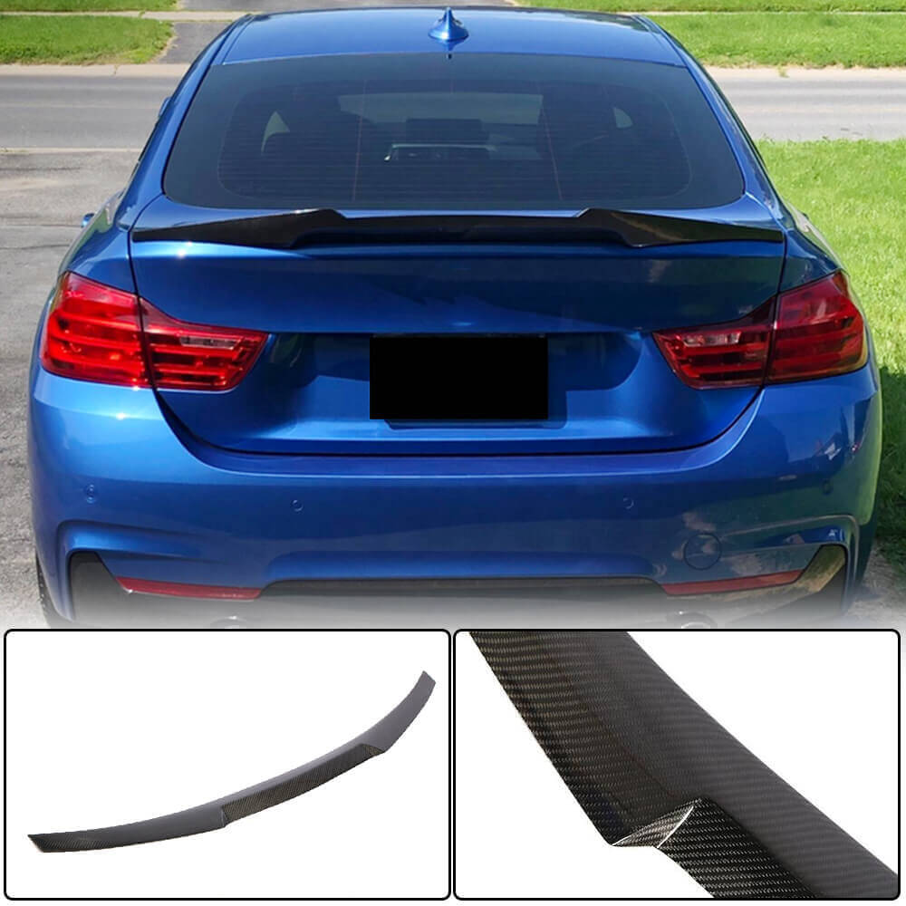 BMW 4 Series F32 428i 440i Dry Carbon Fiber Rear Spoiler & Trunk