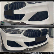 For BMW 8 Series G14 G15 G16 840i M850i M Sport Dry Carbon Fiber Front Bumper Lip Chin Spoiler
