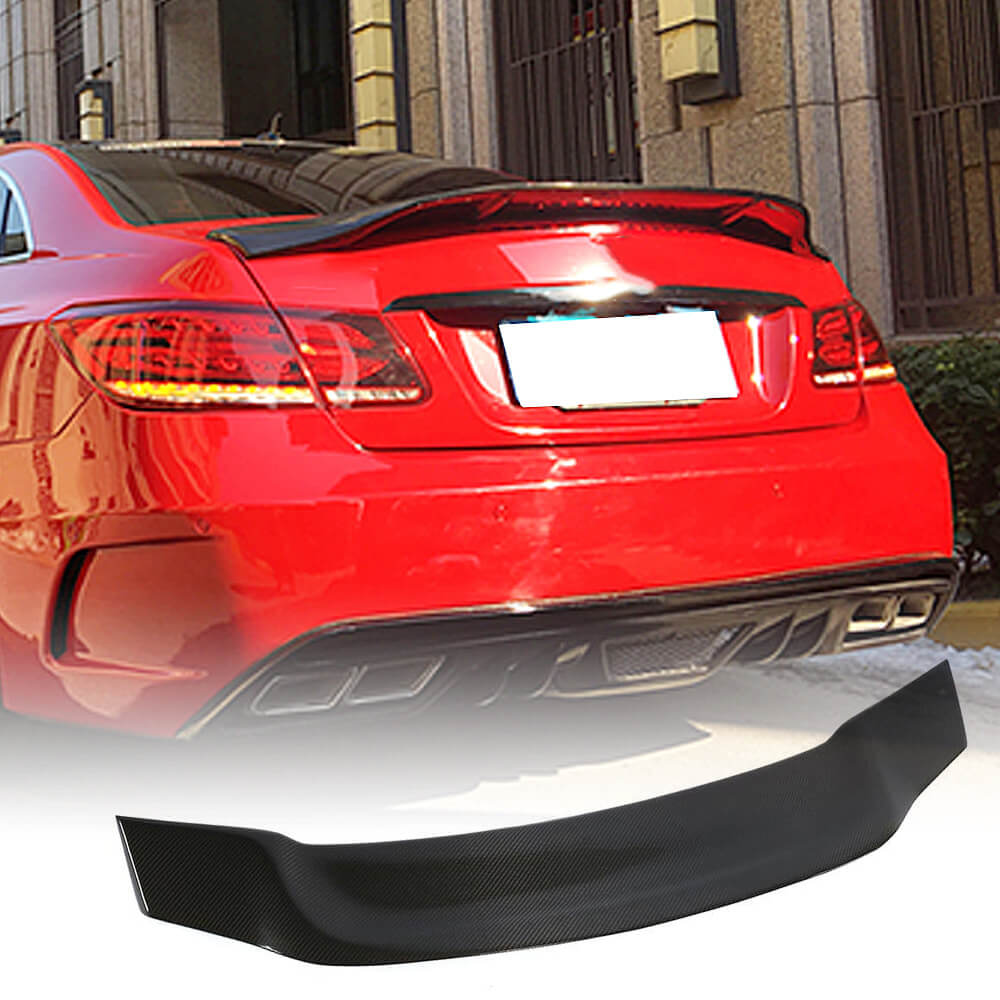 Mercedes Benz W207 C207 Carbon Fiber Rear Spoiler & Trunk Wing Lip