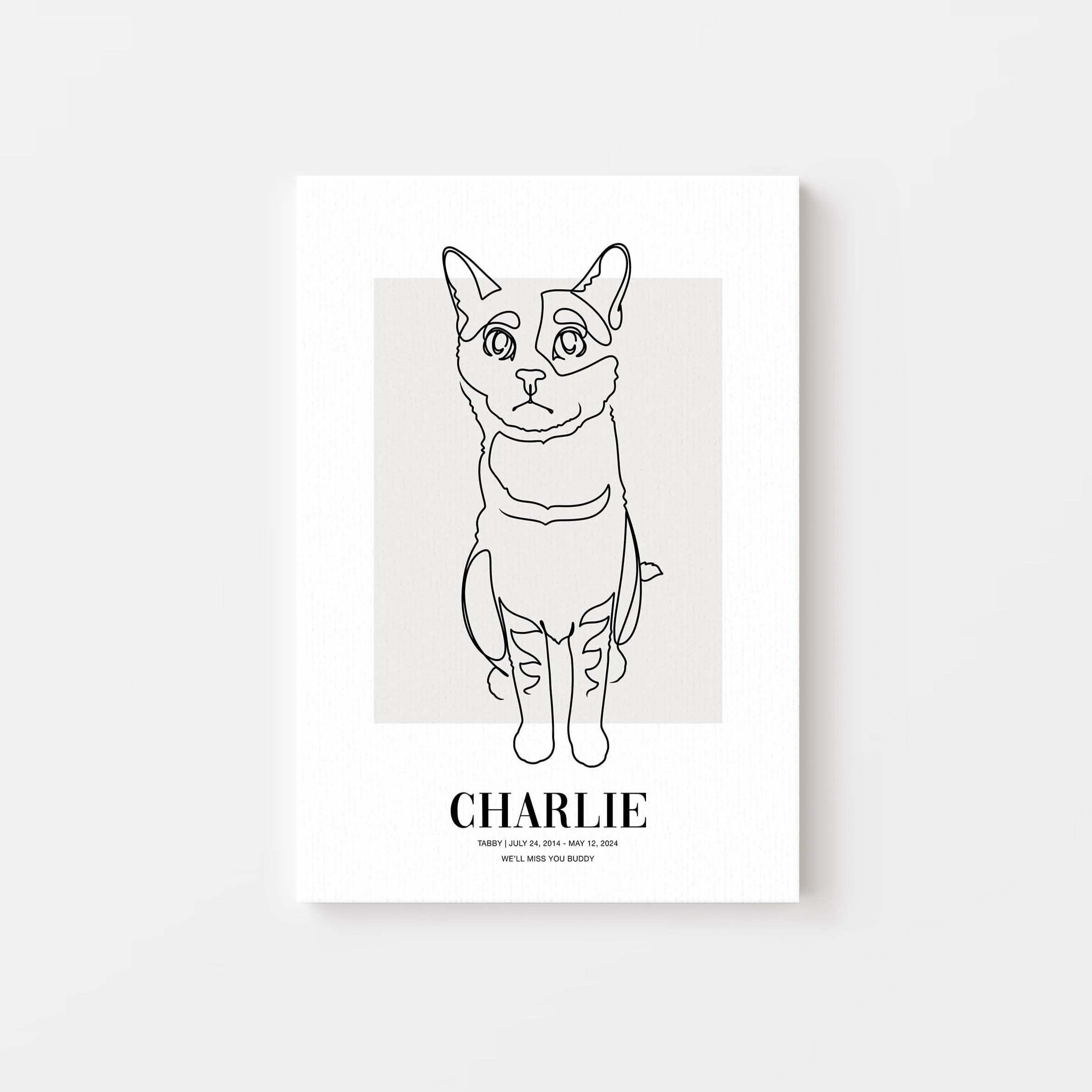 Cat Portrait - Deco Canvas