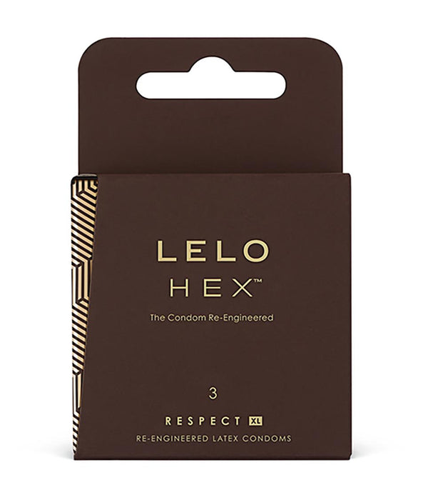 Lelo Hex Respect Xl Condoms 3 Pack Gloryhole 