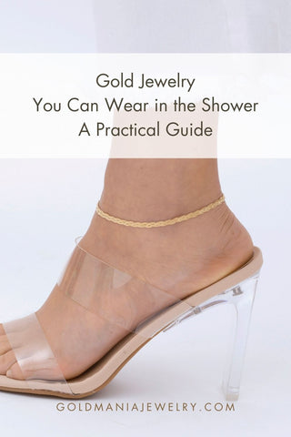 A stylish gold ankler for her by Goldmania - these 14k gold anklets are perfect accessories for the summer season, suitable to wear in the shower or pool.