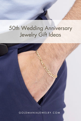 Explore some of the best 50th wedding anniversary jewelry gift ideas from Goldmania