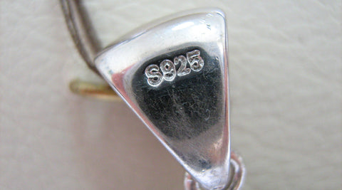 925 sterling silver mark on a jewelry