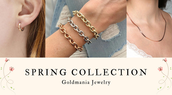 Goldmania Rose Gold Spring Jewelry Collection