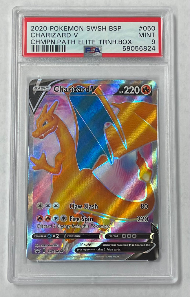 Charizard V Pokemon 2020 PSA 9 Black Star Promos SWSH050 Single