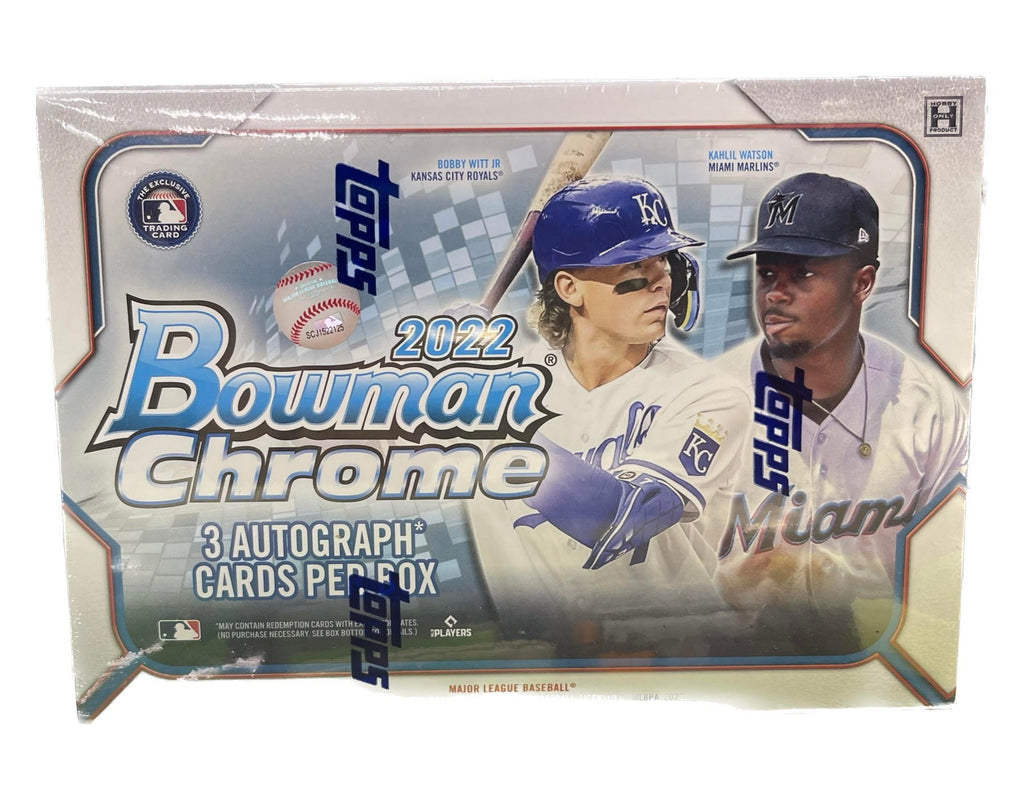 2022 Bowman Chrome HTA Choice MLB Hobby Box JP Sports