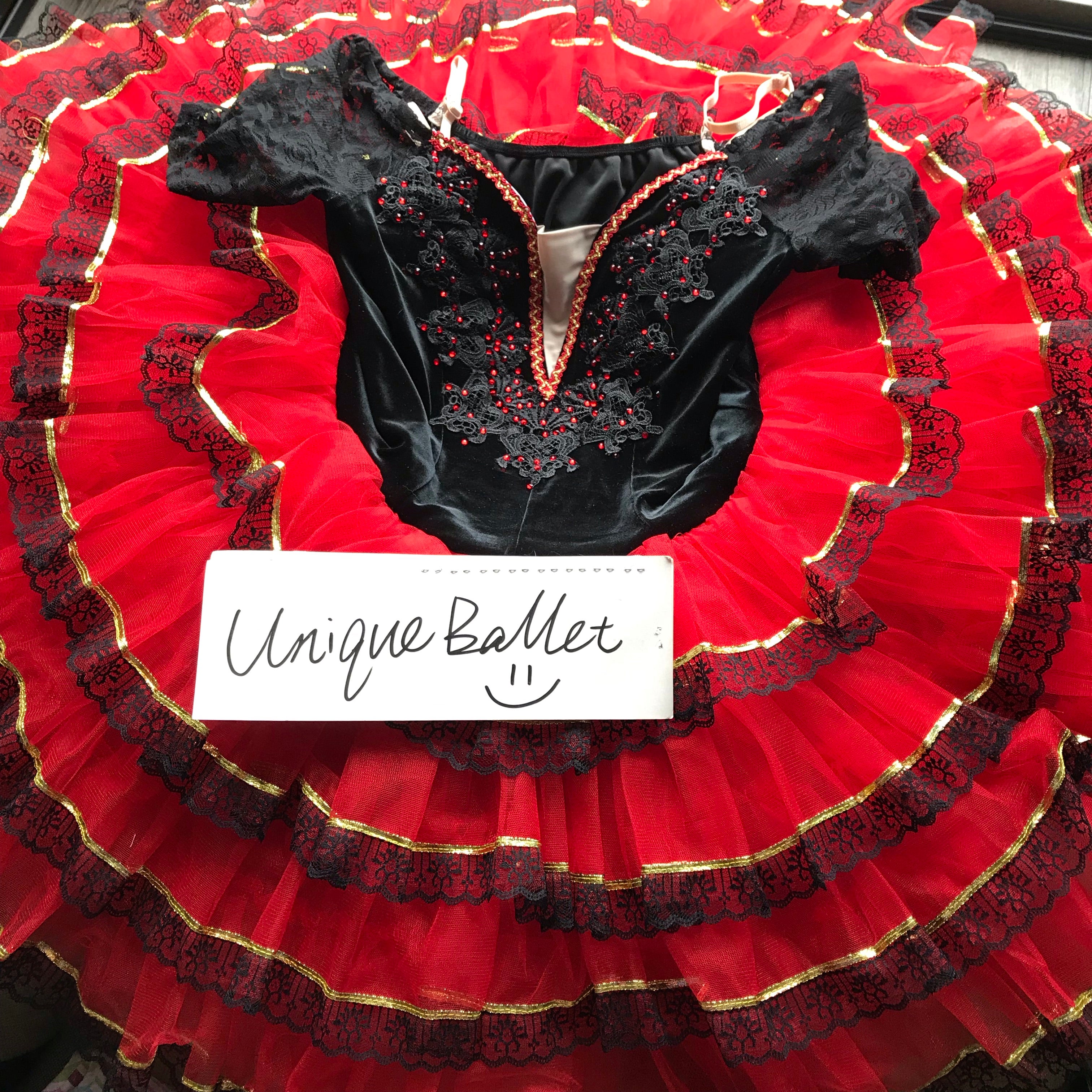 Professional Don Quixote Ballet Classical Tutu Costume Red Kitri Act 2 Uniqueballet 