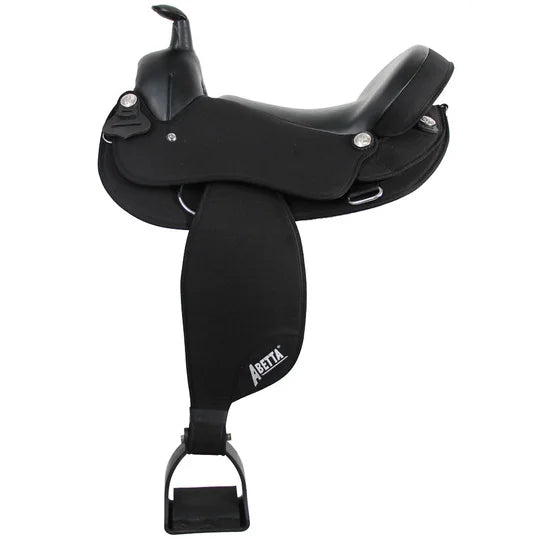 Abetta Gaited Western Trail Synthetic Saddle-FREE SHIPPING