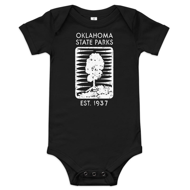 Route 66 Oklahoma - Baby Short Sleeve Onesie