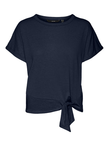 Vero Moda Marijune Knot Top - Snow White – Minsky London Ltd