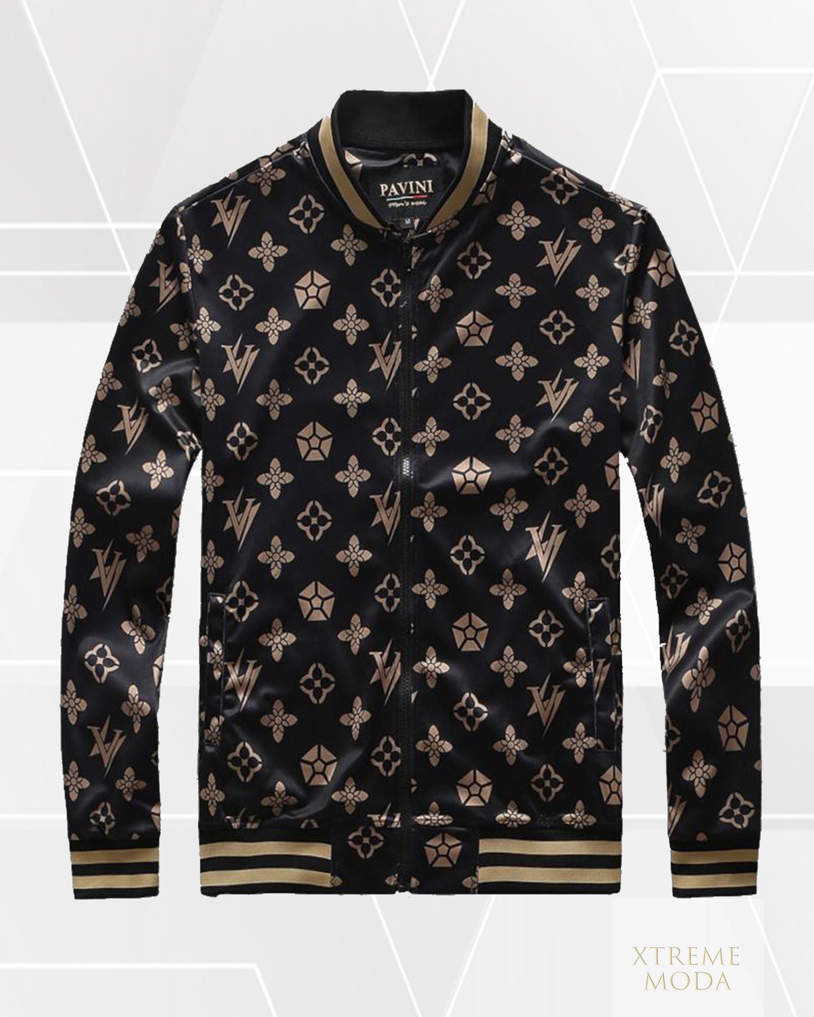 Men's Monogram Print Track Jacket in 2023